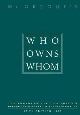 R. McGregor - Who Owns Whom, Inbunden