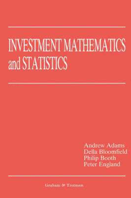 bokomslag Investment Mathematics and Statistics