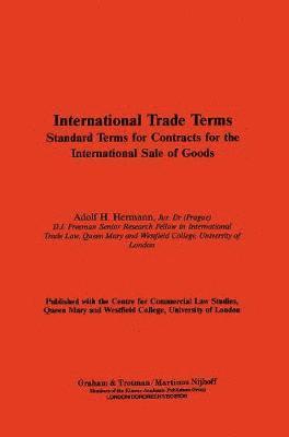 bokomslag International Trade Terms