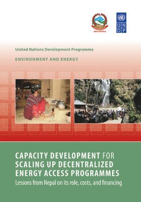 Capacity Development for Scaling up Decentralized Energy Access 1