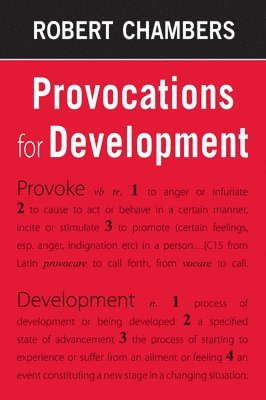 bokomslag Provocations for Development