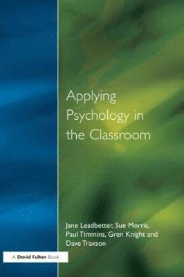 bokomslag Applying Psychology in the Classroom