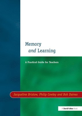 bokomslag Memory and Learning