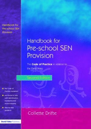 Chris Spencer, Kate Schnelling - Handbook for Pre-School SEN Provision, Häftad