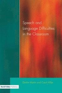 bokomslag Speech and Language Difficulties in the Classroom