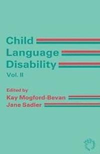 bokomslag Child Language Disability Vol.2