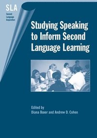 bokomslag Studying Speaking to Inform Second Language Learning