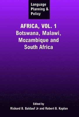 Language Planning and Policy in Africa, Vol 1 1