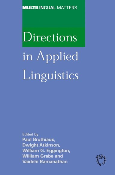 bokomslag Directions in Applied Linguistics