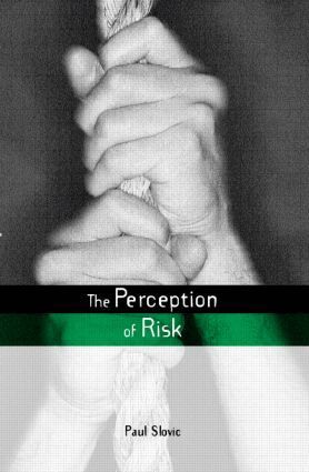 Paul Slovic - Perception of Risk, Häftad