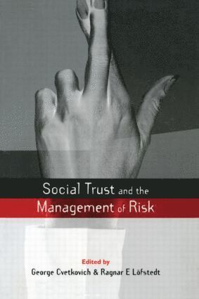 bokomslag Social Trust and the Management of Risk