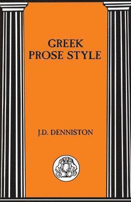 Greek Prose Style 1