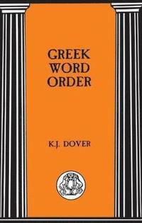 bokomslag Greek Word Order