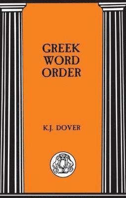 bokomslag Greek Word Order