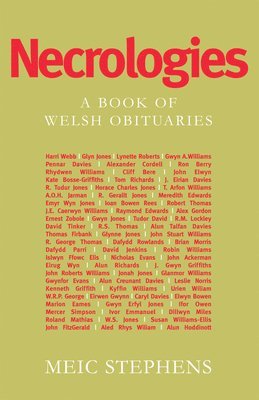 Meic Stephens - Necrologies, Häftad