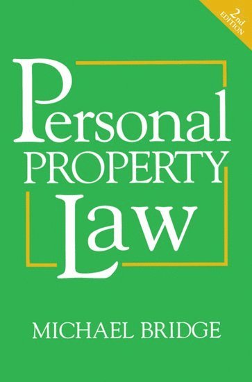 bokomslag Personal Property Law