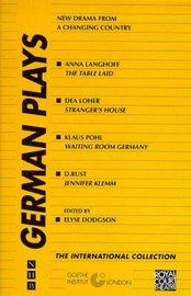 German Plays: v. 1 1