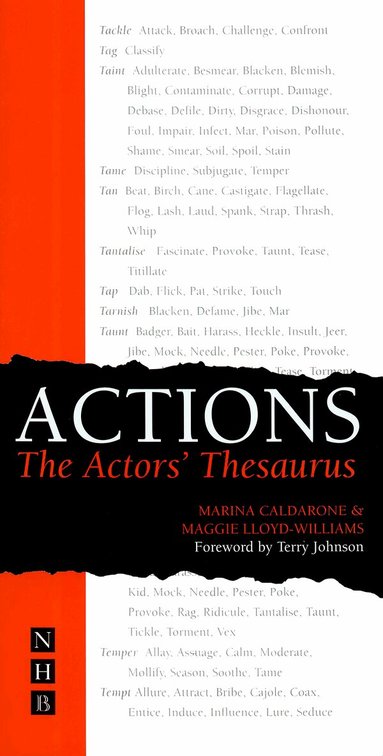 Marina Caldarone, Maggie Lloyd-Williams - Actions: The Actors' Thesaurus, Häftad