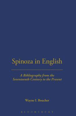 Spinoza In English, A Bibliography 1