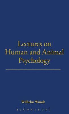 bokomslag Lectures on Human and Animal Psychology