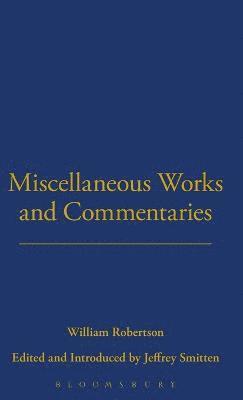 Miscellaneous Works and Commentaries