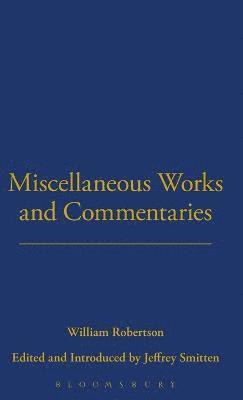 Miscellaneous Works and Commentaries 1