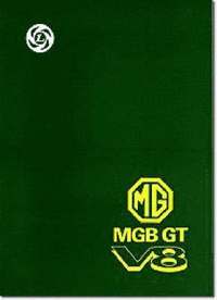 bokomslag MG, MGB GT V8 Workshop Manual Supplement