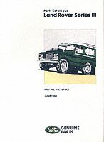 bokomslag Land Rover Series 3 Parts Catalogue