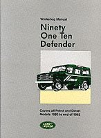bokomslag Land Rover 90 and 110 (Plus Defender Supplements) Workshop Manual