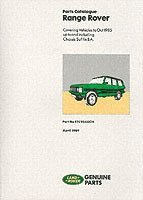 Brooklands Books Ltd - Range Rover 1970-85 Parts Catalogue, Häftad