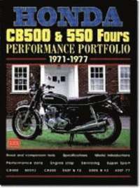 bokomslag Honda CB500 and 550 Fours Performance Portfolio 1971-1977