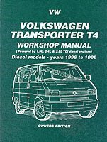Brooklands Books Ltd: VW Transporter T4 Mnl - Diesel 1996-99