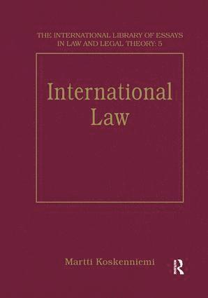 Martti Koskenniemi - International Law, Inbunden