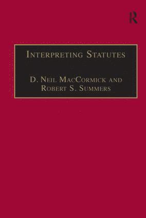 bokomslag Interpreting Statutes