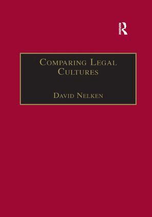 David Nelken - Comparing Legal Cultures, Häftad