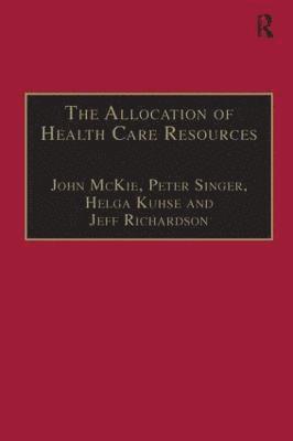 bokomslag The Allocation of Health Care Resources