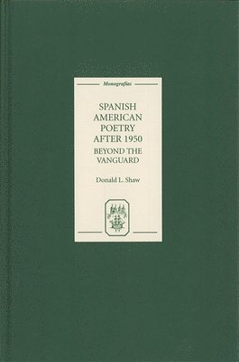 Spanish American Poetry after 1950 1