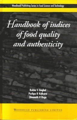 bokomslag Handbook of Indices of Food Quality and Authenticity