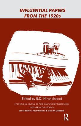 R.D. Hinshelwood - Influential Papers from the 1920s, Häftad