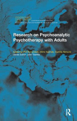 Horst Kachele, Camilla Renlund, Phil Richardson - Research on Psychoanalytic Psychotherapy with Adults, Häftad