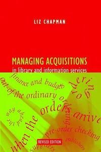 bokomslag Managing Acquisitions in Library and Information Services