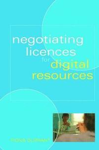 bokomslag Negotiating Licences for Digital resources
