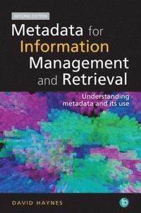 bokomslag Metadata for Information Management and Retrieval