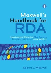bokomslag Maxwell's Handbook for RDA
