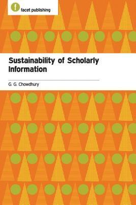bokomslag Sustainability of Scholarly Information
