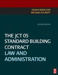 bokomslag The JCT 05 Standard Building Contract Law and Administration 2nd Edition