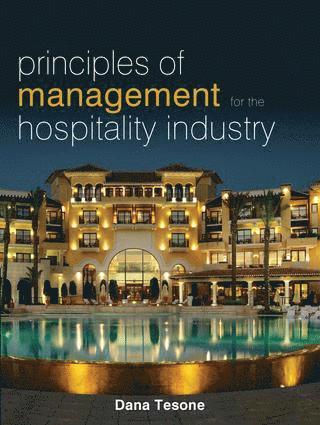 bokomslag Principles of Management for the Hospitality Industry