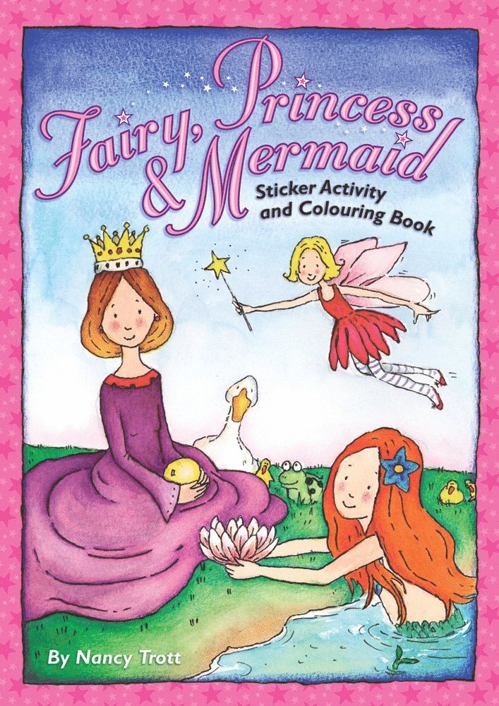 Fairy, Princess and Mermaid Sticker Activity & Colouring Book, Häftad