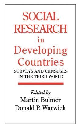 Martin Bulmer - Social Research In Developing Countries, Häftad