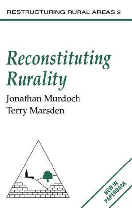 Jonathan Murdoch, Terry Marsden - Reconstituting Rurality, Häftad